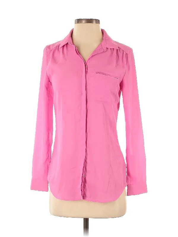 Long Sleeve Blouse Zip-up Hoodie for Women