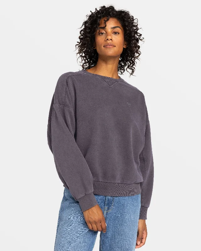 Oasis Haze Pullover Sweatshirt - Phantom Hooded Sweatshirt for Women