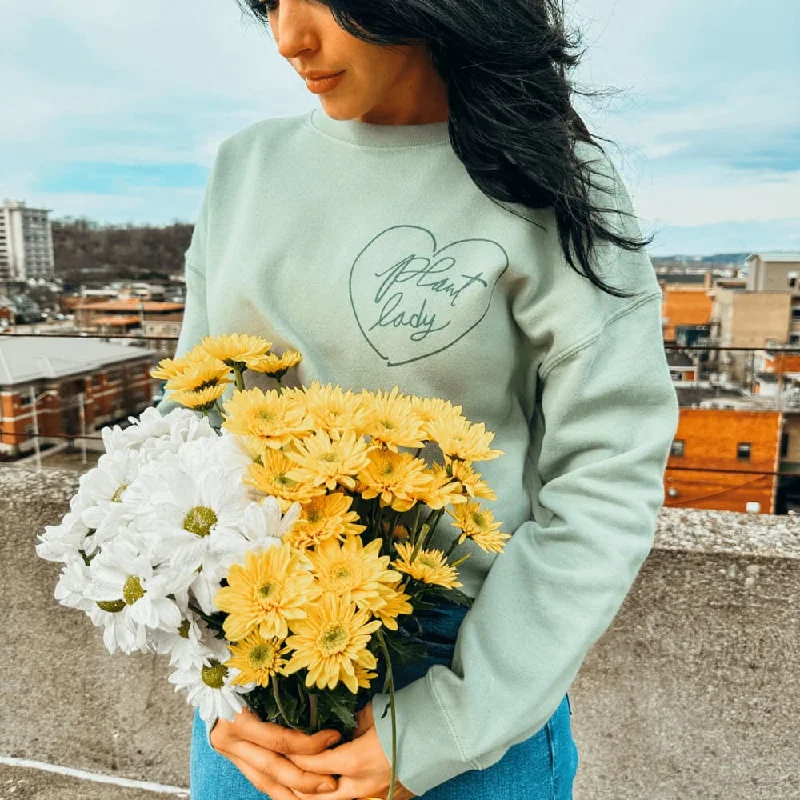 Plant Lady Cropped Sweatshirt Sweatshirt Hoodie Collection