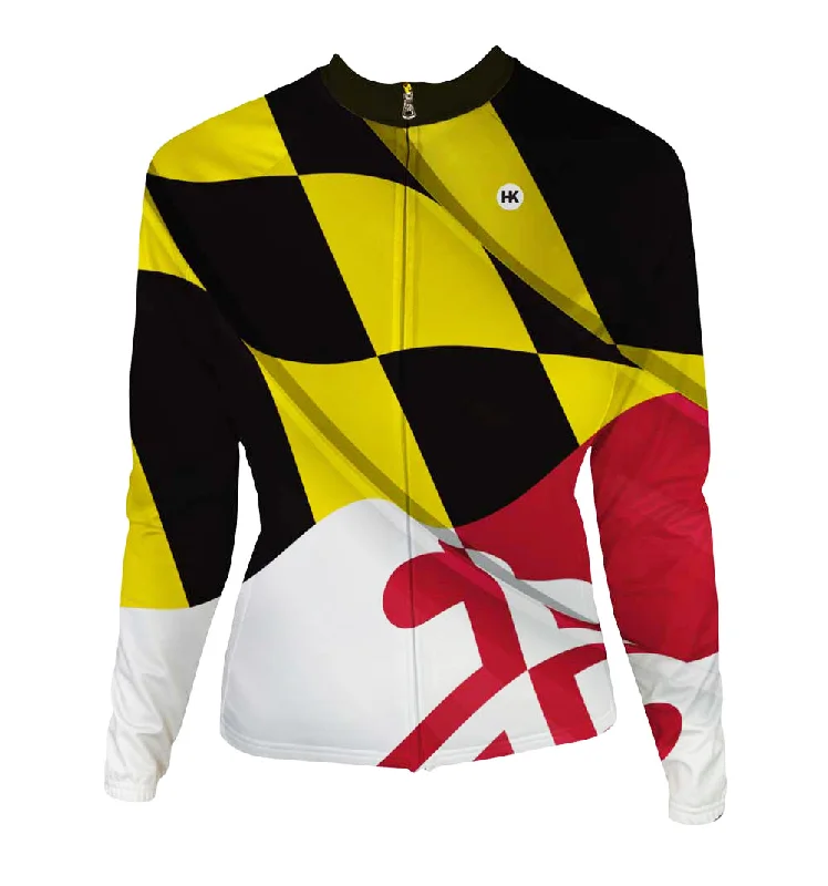 Maryland Flag Women's Relaxed Fit Hoodie