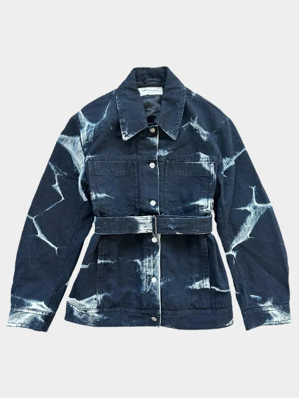 Tie-Dye Denim Jacket Women's mid-range jackets