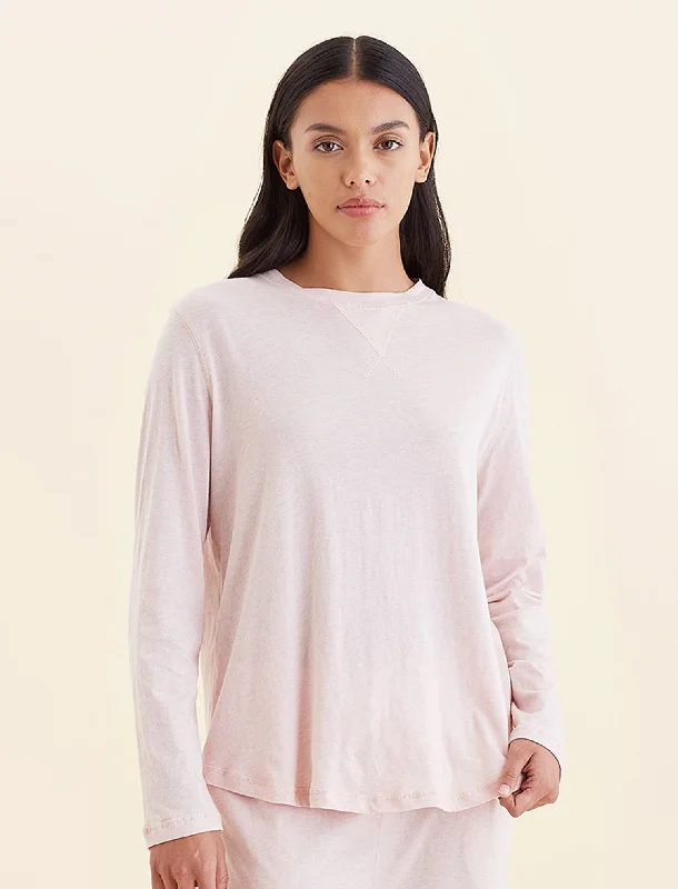 Jada Organic Cotton Boxy Long Sleeve Tee Softest pajama sets