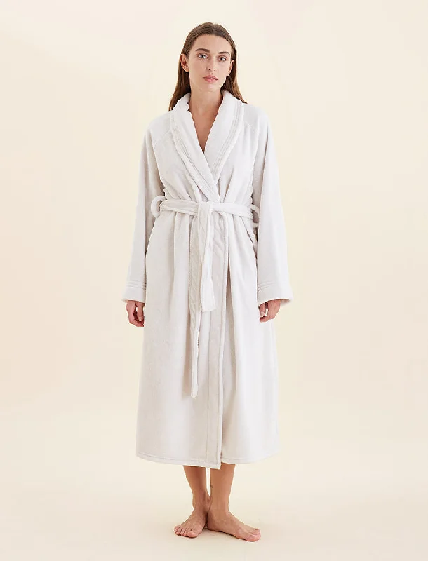 Long Plush Robe Calvin Klein pajama sets