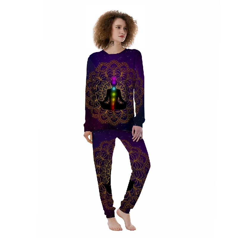 Mandala Seven Chakras Print Women's Pajamas Target pajama sets