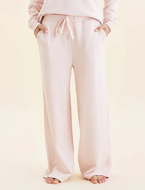 So Soft Fleecy Straight Leg Loungepant Button-up pajama sets