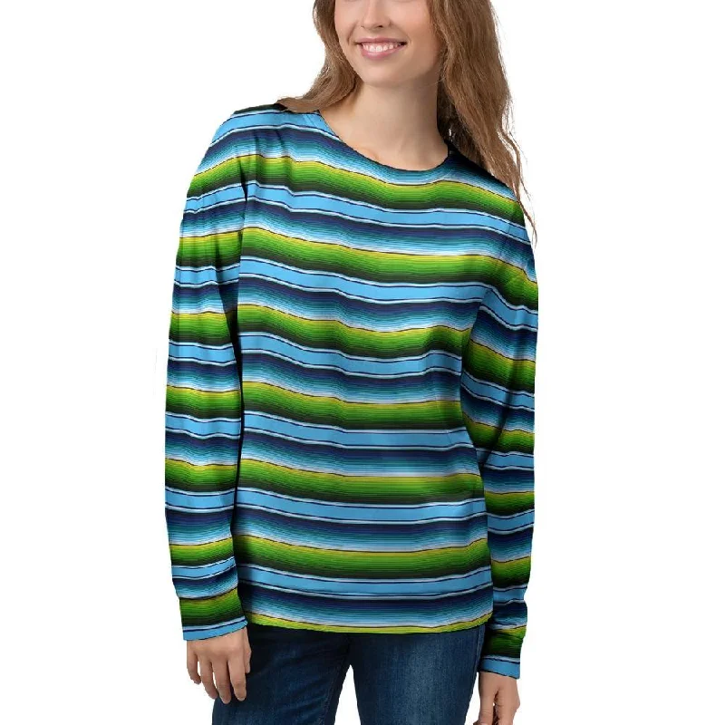 Green And Blue Mexican Baja Women's Sweatshirt Canada Goose sweaters