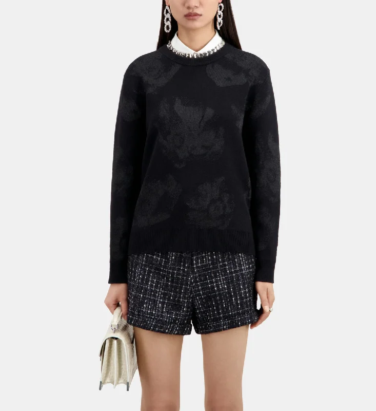 Wool-blend Patterned Jumper Warmest sweaters for extreme cold