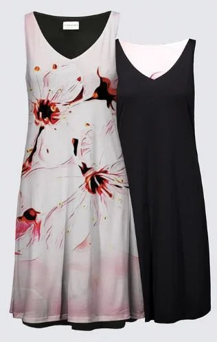 Floral Embosses: Pictorial Cherry Blossoms 01-02 Designer Kate Dress Budget-friendly mini dresses