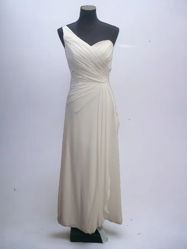 Grecian Inspired One Shoulder Gown Wedding Dress Style