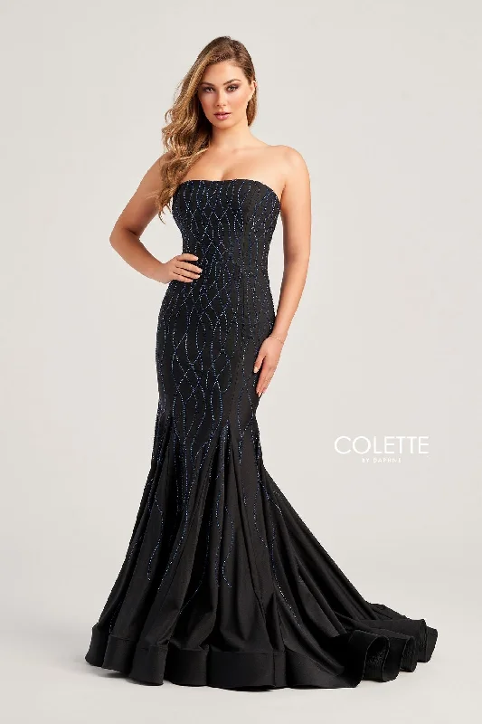 Colette CL5106 Fitted Prom Long Formal Mermaid Dress Preppy maxi dresses