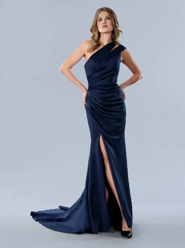 Stella Couture 23358 Long Formal Pleat Prom Dress Women's trendy maxi dresses sale