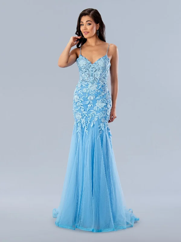 Stella Couture 24175 Long Formal Prom Glitter Dress Cocktail maxi dresses