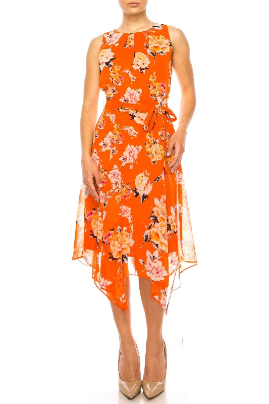 Orange Floral