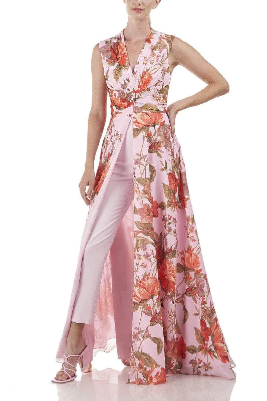 Kay Unger 5549258 - Floral Printed Jumpsuit Garden party floral dresses