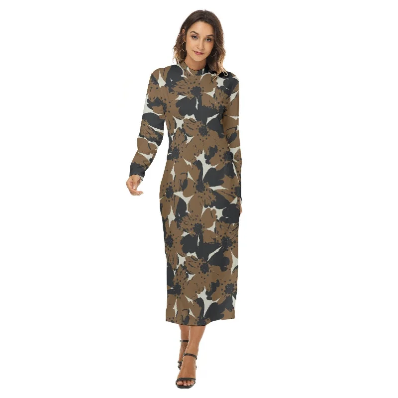 All-Over Print Women's Hip Dress Holiday unclassified dresses