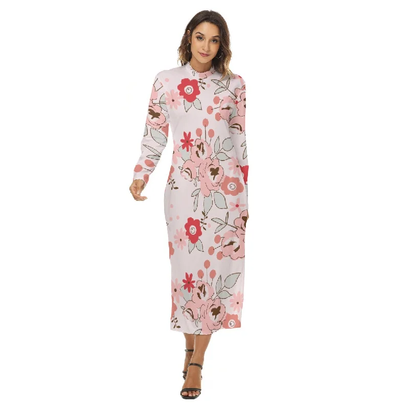 All-Over Print Women's Hip Dress Sexy unclassified dresses