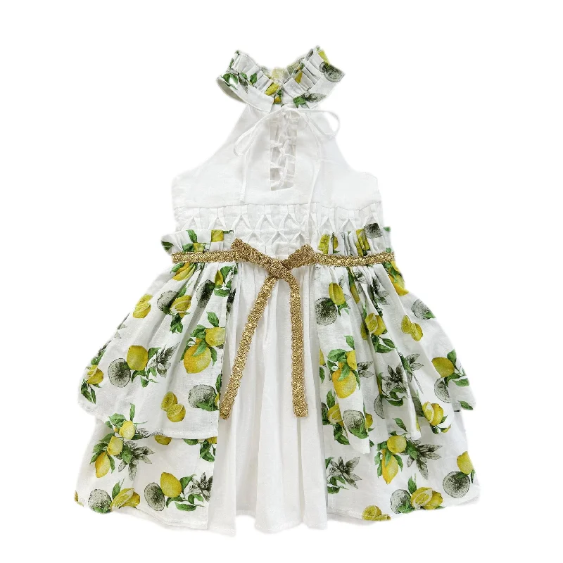 Amalfi Lemon Dress Polka dot unclassified dresses