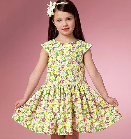 Butterick 6201 Children's/Girls' Dress Pattern Fashionable unclassified dresses