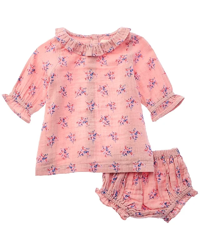 babycottons Plumas Ruffle Dress Embroidered unclassified dresses