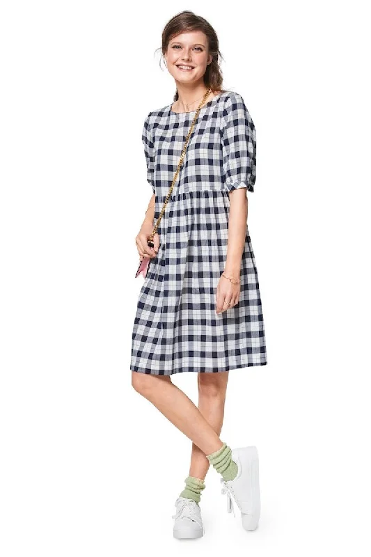 BD6401 Women's Swing Dress with Sleeve Variations Beach unclassified dresses