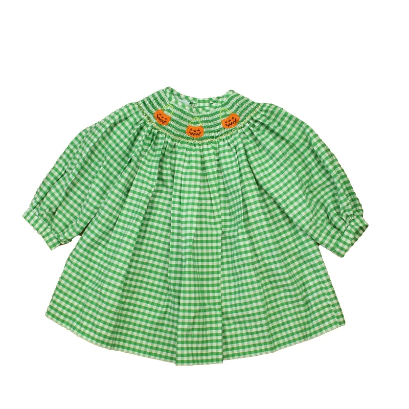 Beth Terrell by Johnston Girls Green | White Pumpkin Dress Tiered unclassified dresses