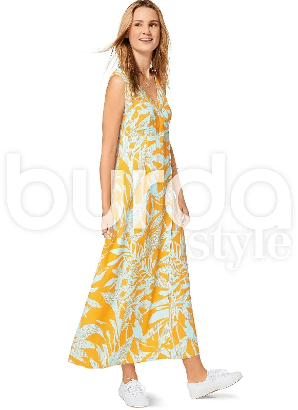 Burda Style Pattern BD6496 Misses' High Waist Dress Best-selling unclassified dresses