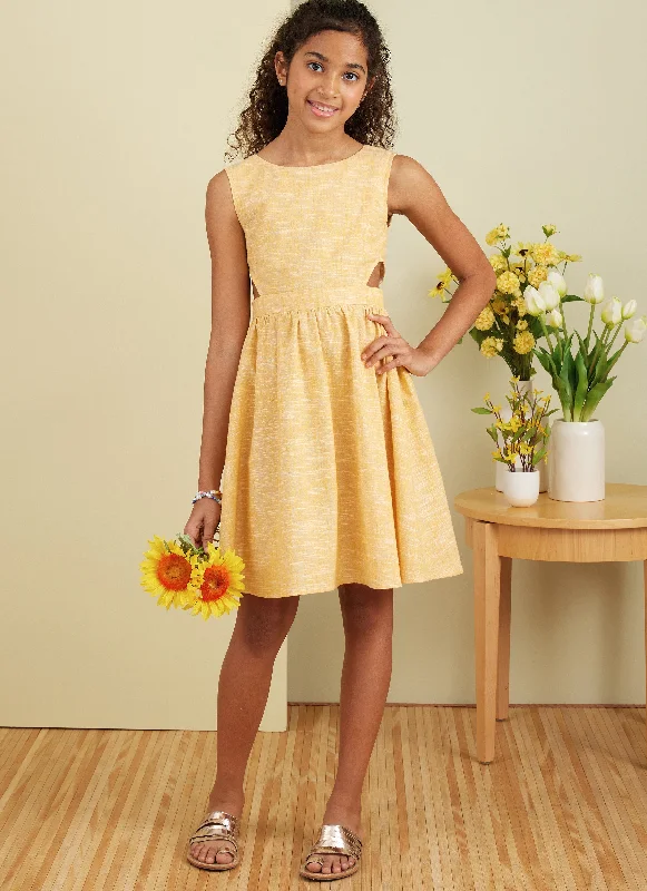 Butterick sewing pattern 6908 Girls' Dress, Jumpsuit and Romper Velvet unclassified dresses