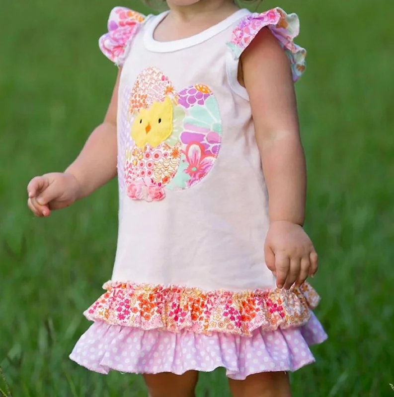 Chickie Baby Dress In Pink Lounge unclassified dresses