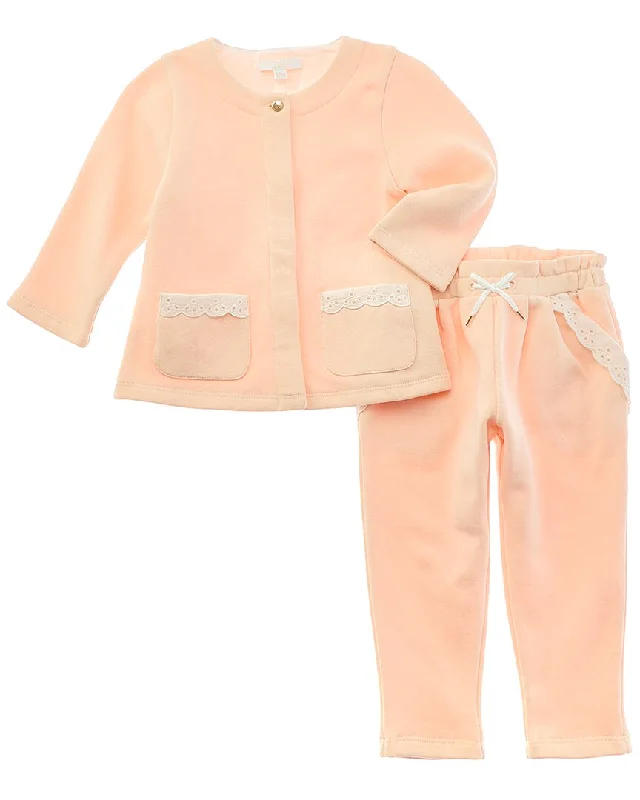 Chloé 2pc Cardigan & Pant Set Engagement unclassified dresses