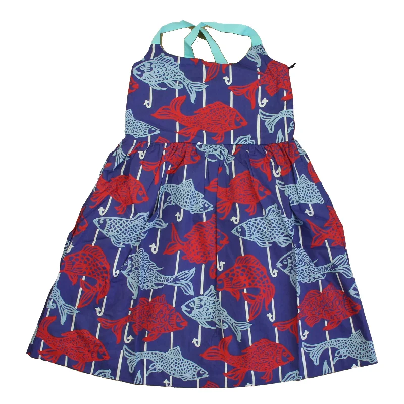 Classic Prep Girls Fishy Fishy Dress Color block unclassified dresses