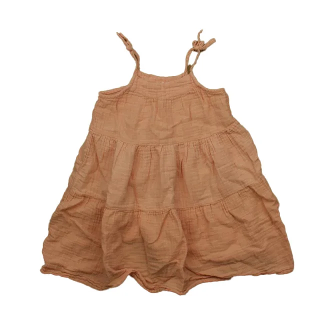 Cotton On Girls Peach Dress Neutral tone unclassified dresses