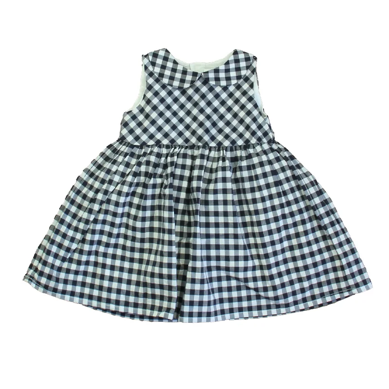 Edghill Collection Girls White | Navy Dress Everyday wear unclassified dresses