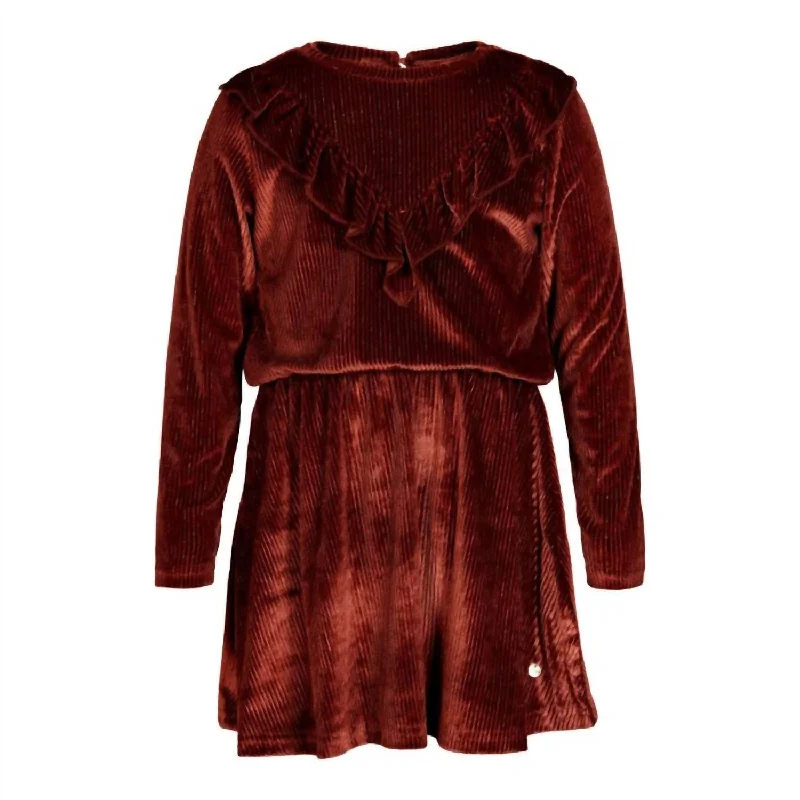 Girls Terri Dress In Copper Boho unclassified dresses