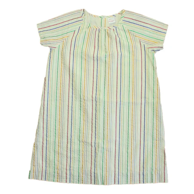 Hanna Andersson Girls Ivory Striped Dress Bold pattern unclassified dresses