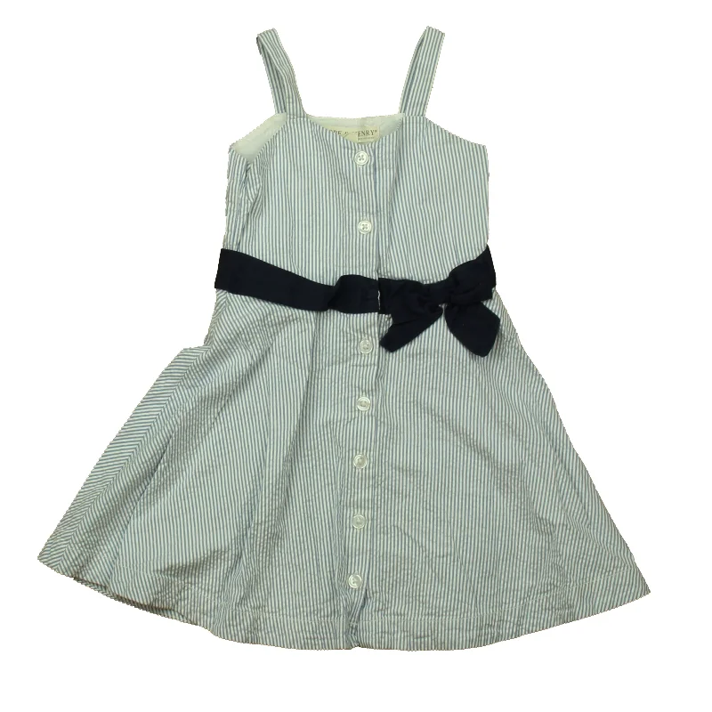 Hope & Henry Girls Blue | White Dress A-line unclassified dresses