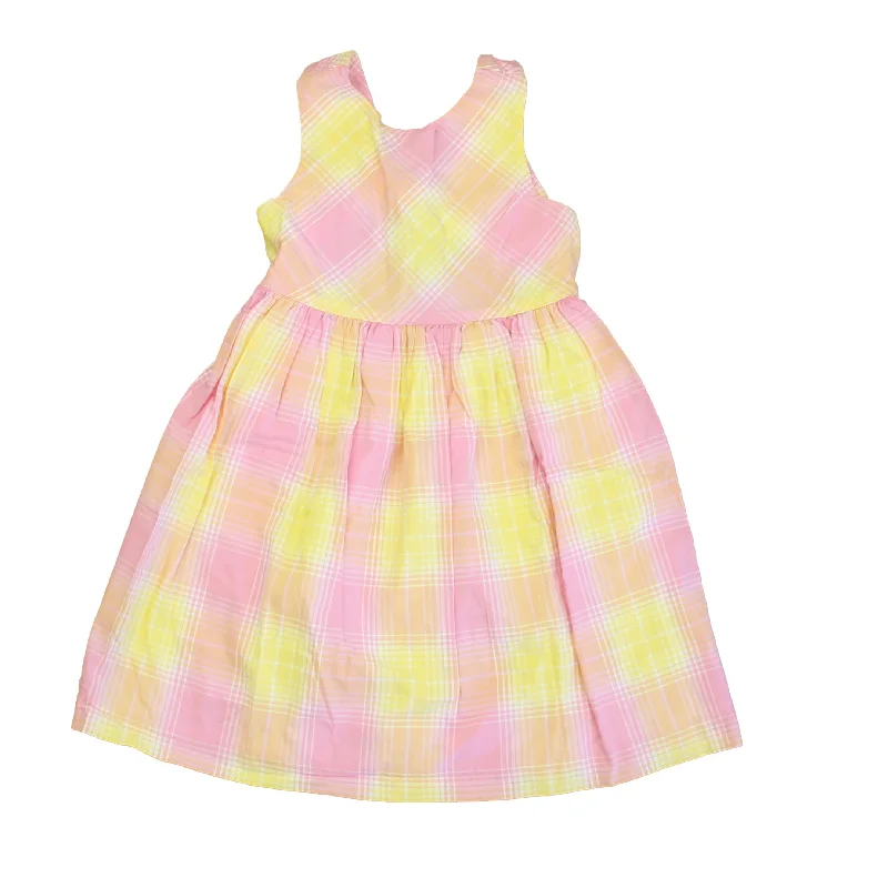 Janie and Jack Girls Yellow | Pink Dress Bright color unclassified dresses