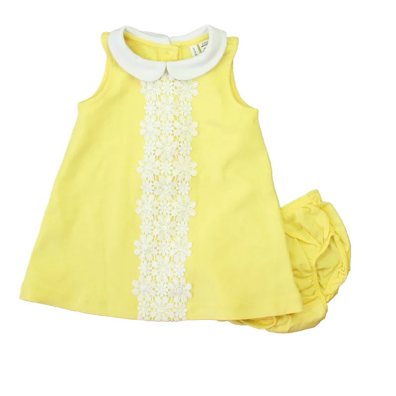 Janie and Jack Girls Yellow | White Dress Unique unclassified dresses