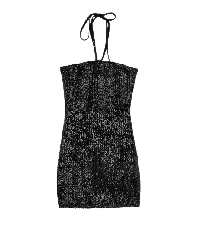 Juniors Kendall Dress In Black A-line unclassified dresses