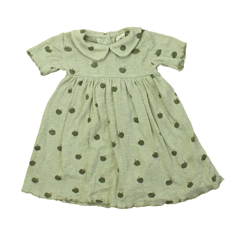 Kate Quinn Organics Girls Green | Apples Dress Fall unclassified dresses