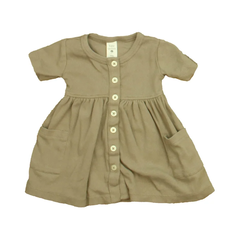 Kate Quinn Organics Girls Taupe Dress Budget-friendly unclassified dresses