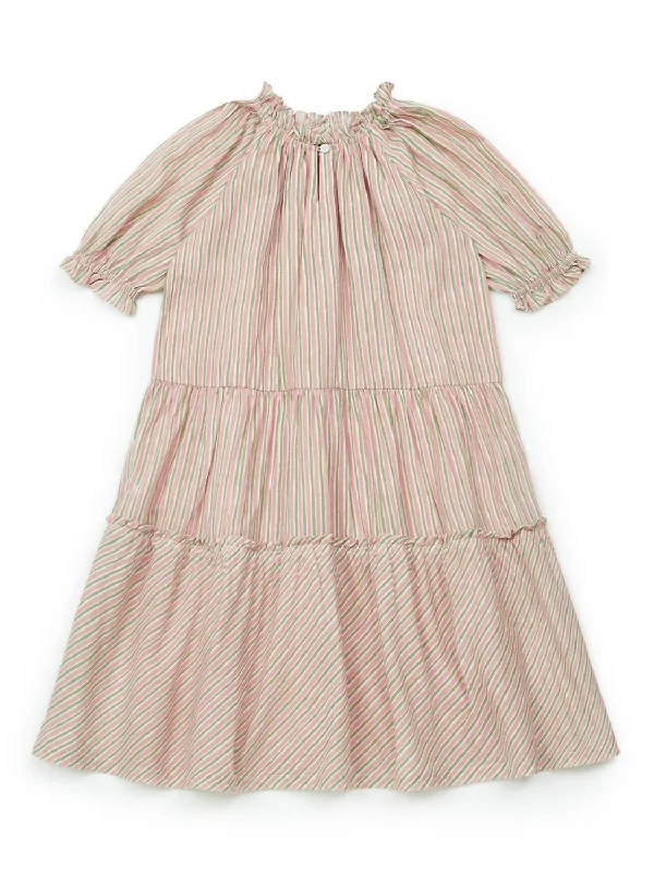 Kids Emy Painted Stripes Dress In Striped Sequin unclassified dresses