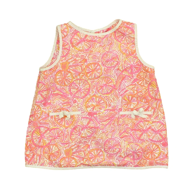 Lilly Pulitzer Girls Pink | Orange | White Dress Backless unclassified dresses