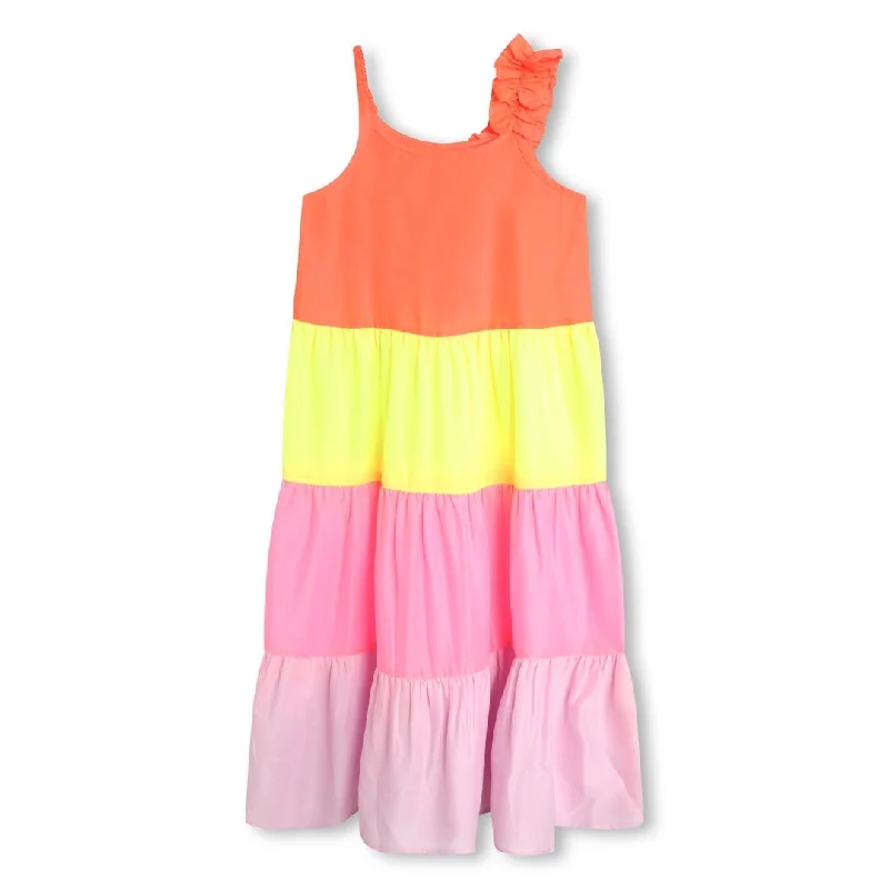 Multicolor Sleeveless Dress Monochrome unclassified dresses