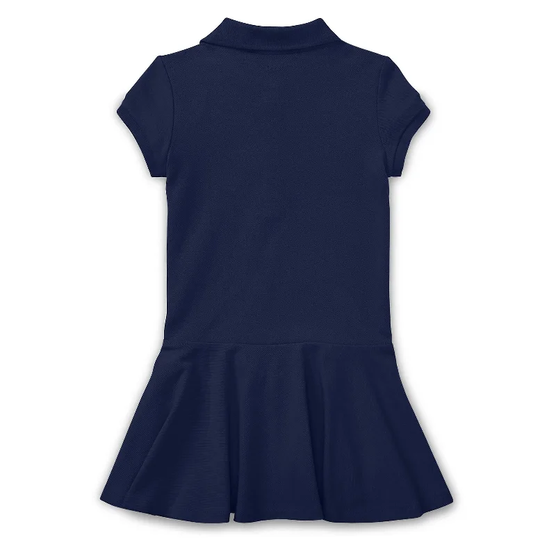 Navy Logo Polo Dress One-shoulder unclassified dresses