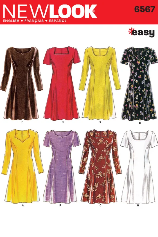 NL6567 Misses Dresses Sewing Pattern | Easy Casual chic unclassified dresses