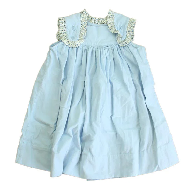 PA Classics Girls Blue Dress Ruffled unclassified dresses