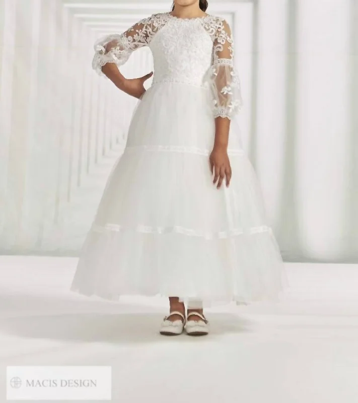 Princess Communion Dress In Ivory Discounted unclassified dresses