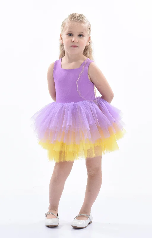 Purple Monica Tutu Dress Dark color unclassified dresses