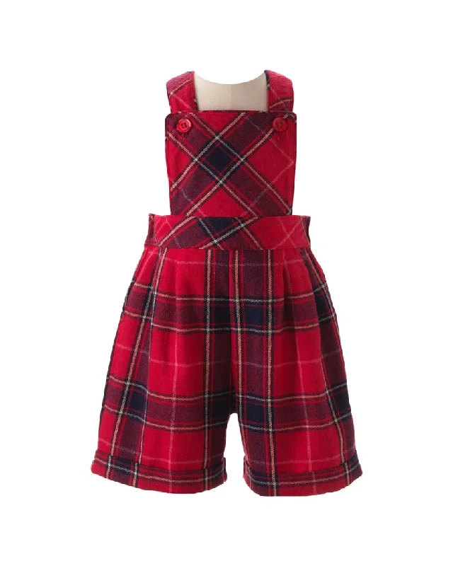 Rachel Riley Tartan Dungaree Bold pattern unclassified dresses