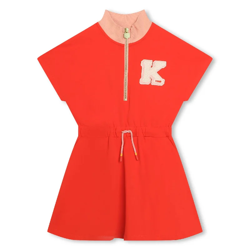 Red Tiger Logo Dress Club unclassified dresses